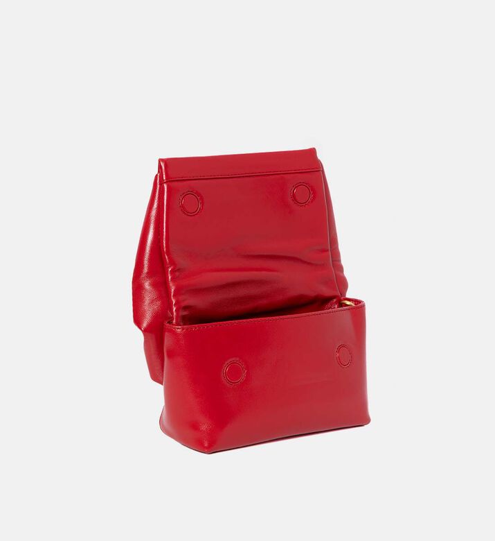 Leather Top Handle Small Twister Bag