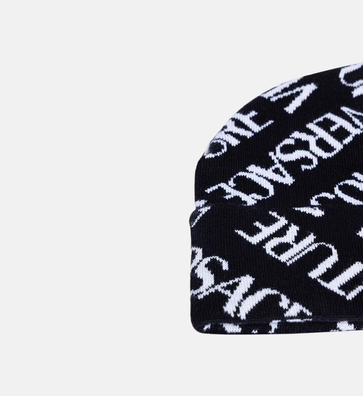 Knit Monogram Jacquard Beanie Knit Monogram Jacquard Beanie