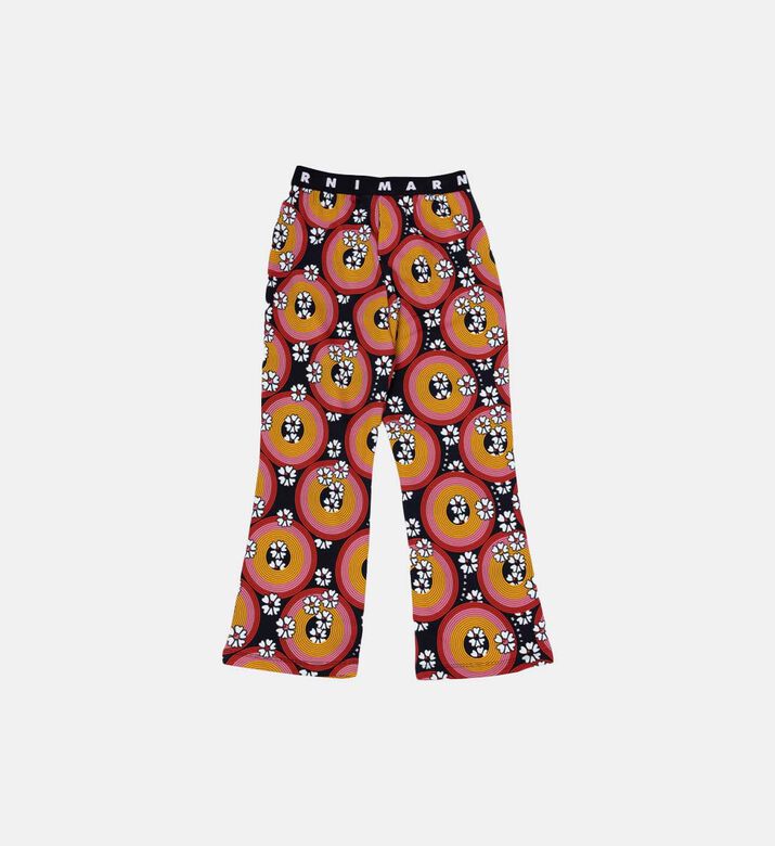 Girl Floral-print Cotton Pants Girl Floral-print Cotton Pants