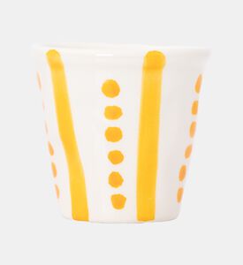 Easy Life Artisan 4-piece Coffee Cup Set, Yellow, Packshot View