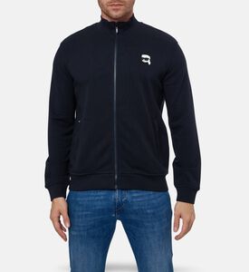 Karl Lagerfeld Jersey Zip-up Sweatshirt, Model View