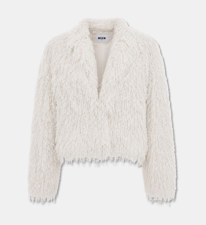 MSGM Shaggy Faux Fur Jacket, Packshot View