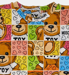 طقم شورت وبلوزة بطبعة لطفلة رضيعة