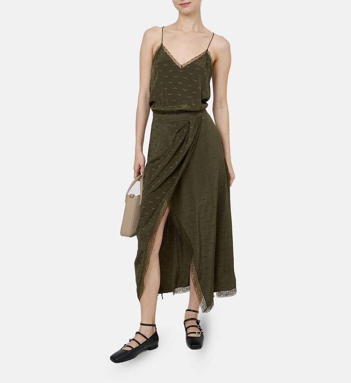 Wings Design Maxi Dress