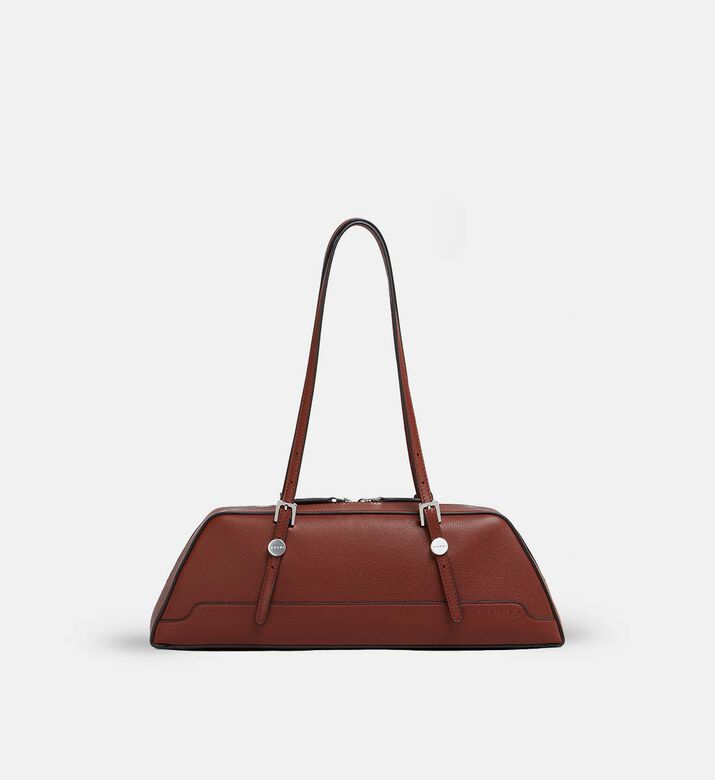 Leather Top Handle Shoulder Bag
