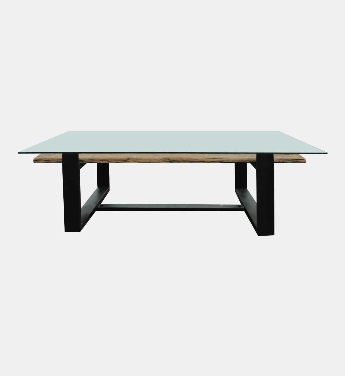 Wood and top glass tables