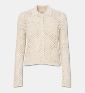 Zadig et Voltaire Open-knit Long-sleeve Cardigan, Packshot View