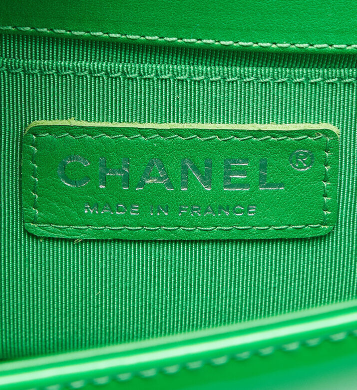 Chanel Preowned Coco Chanel Quilted Patent Leather Small Flap Bag, Packshot View