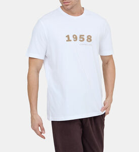 تيشيرت قطن 58 %بياقة مستديرة