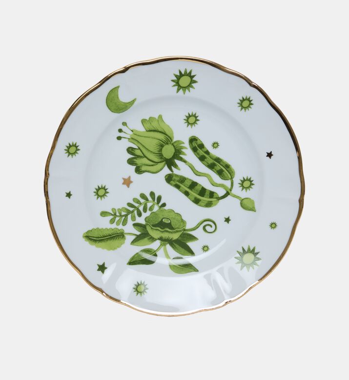Floaral Decal Fruit Plate