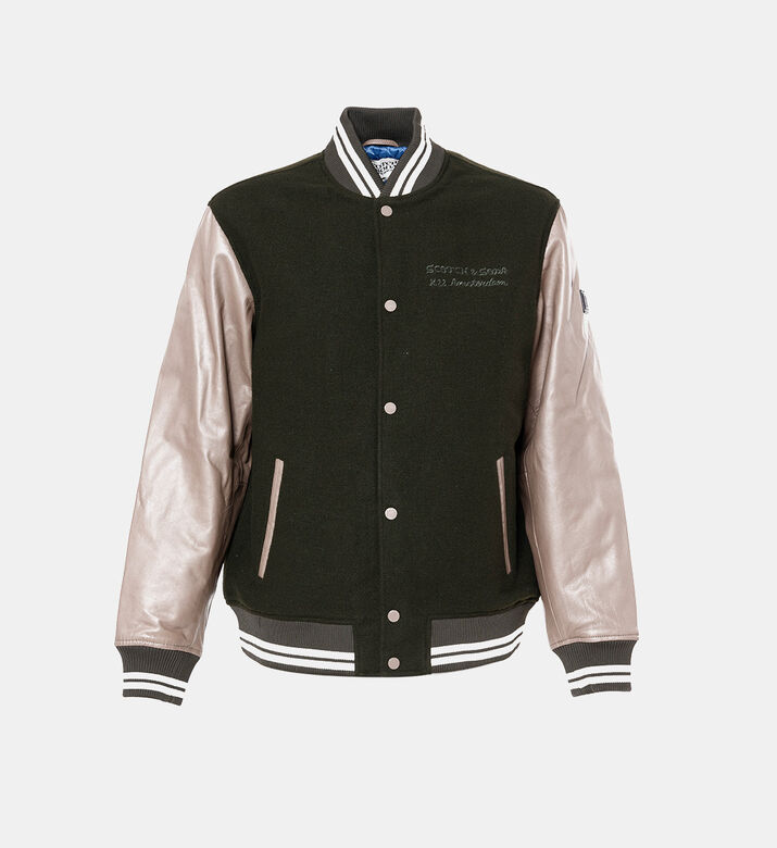 Varsity Wool-blend Jacket