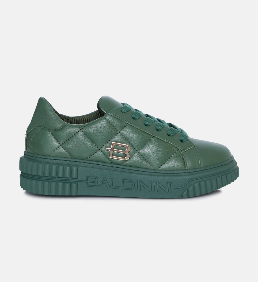 Baldinini Quilted Nappa Leather Sneakers Low top Galeries