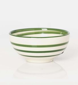 Easy Life Hand-painted Ceramic Bowl, Green, Packshot View