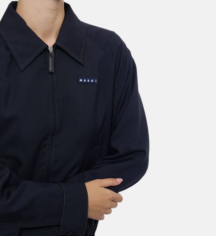 Zip Fastening Long-sleeve Jacket Zip Fastening Long-sleeve Jacket