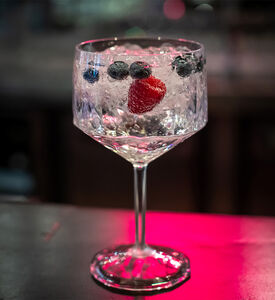 طقم زجاج بلاستيك سوبرغلاس قطعتين