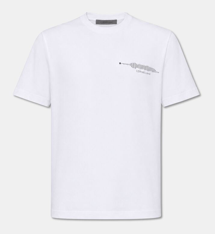 Corneliani Logo Detail Crewneck T-shirt, Packshot View