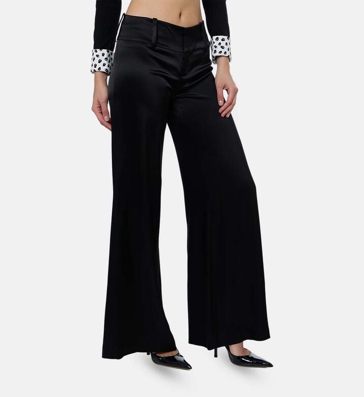 Alice and Olivia Classic Wide-leg Pants, Model View