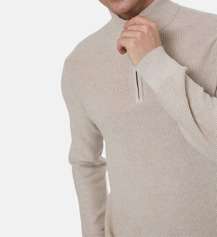 Vince Pull Geo, Khaki, Xl, Model View
