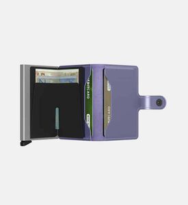 Secrid Wallets Metallic Leather Mini Wallet, Packshot View