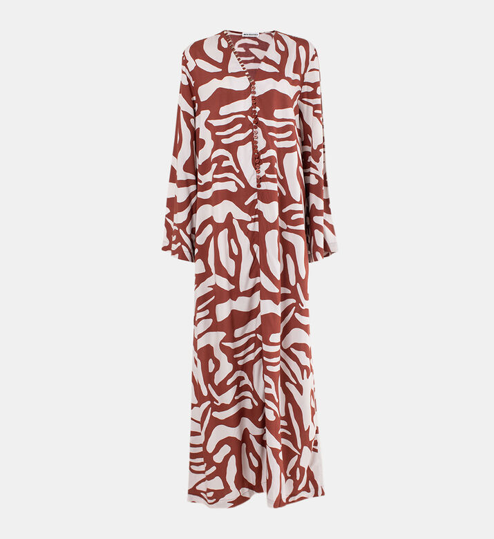 Marisa Printed V-neck Kaftan