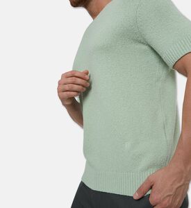 The Kooples Textured Knit Crewneck T-shirt, Model View