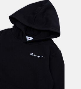 Champion Logo-detail Kangaroo Pocket Hoodie, Black, Xs, Packshot View