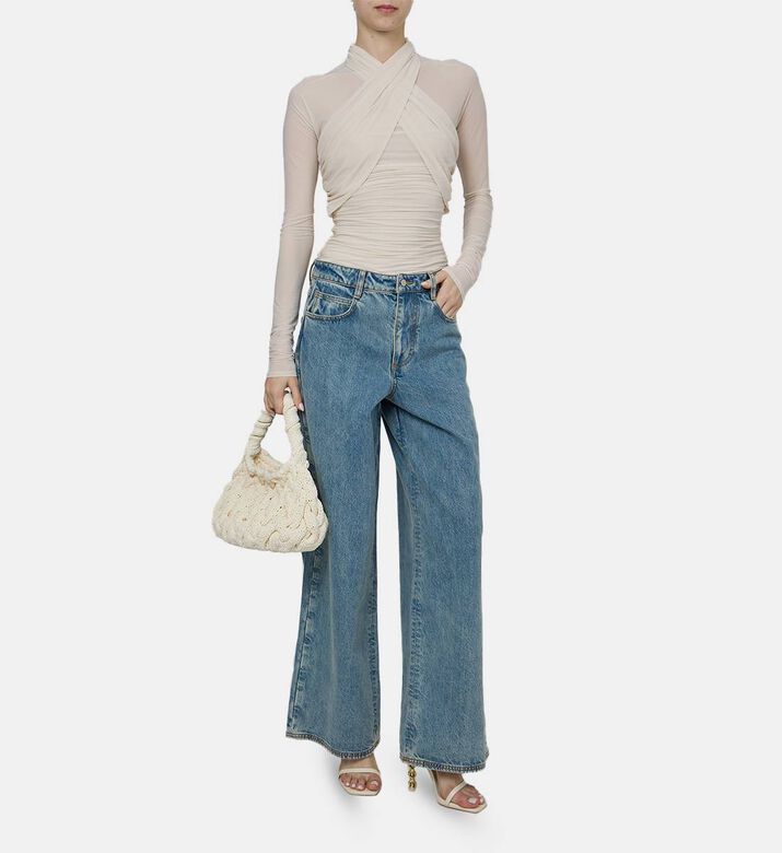 Marseille Barrel-legs Denim Pants