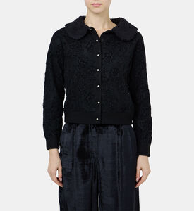 Knitted Cardigan Maille Dentelle