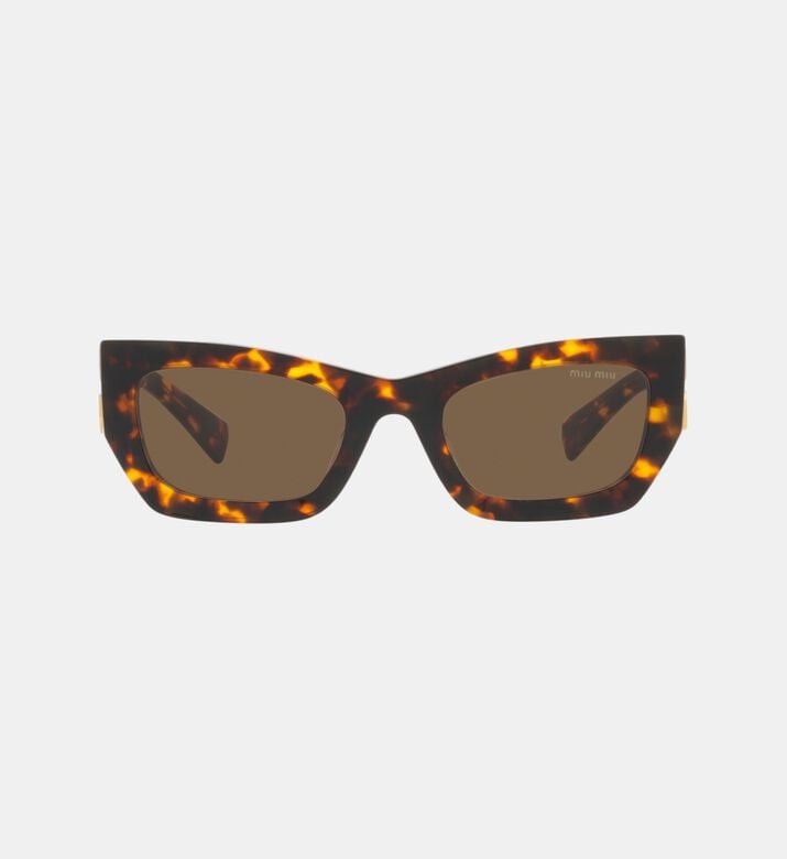 Gold Logo Temples Square Frame Sunglasses 51
