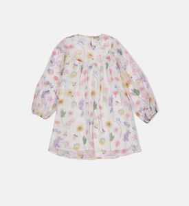 Long-sleeve Floral Print Dress Long-sleeve Floral Print Dress