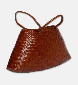 Dragon Diffusion Santa Croce Big Leather Bag, Light-brown, Packshot View
