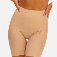 Knitted Fabric High-rise Shaping Shorts