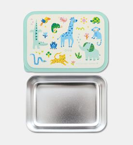 A Little Lovely Company Steel Lunch Box - Jungle, Packshot View