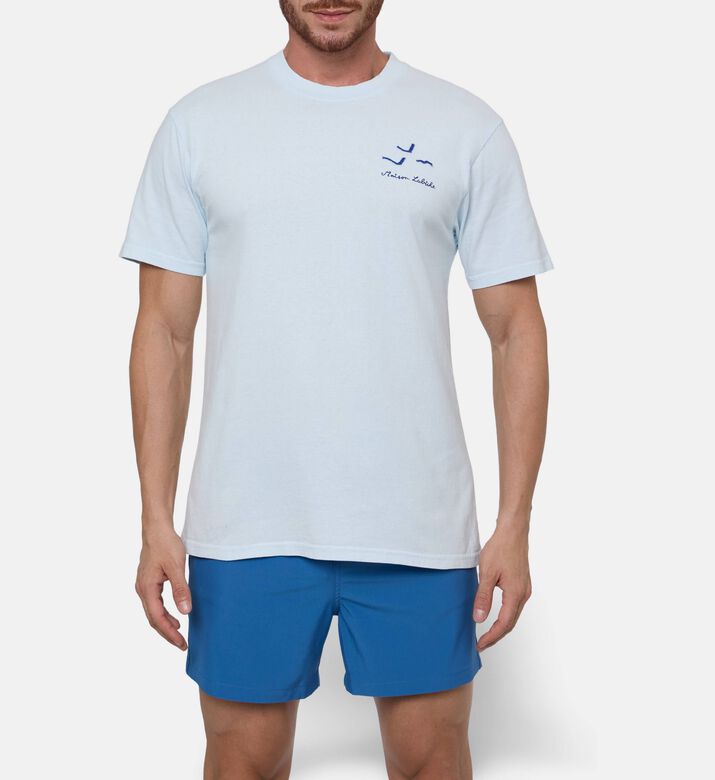 Maison Labiche Logo-embroidery T-shirt, Model View
