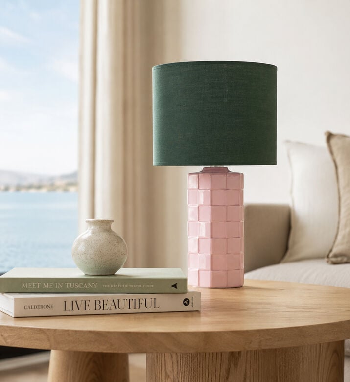 &k Amsterdam Checkered Pattern Lamp, Packshot View