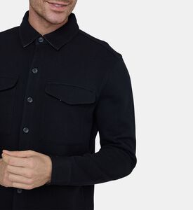 Cotton Flap Pockets Shirt Jacket