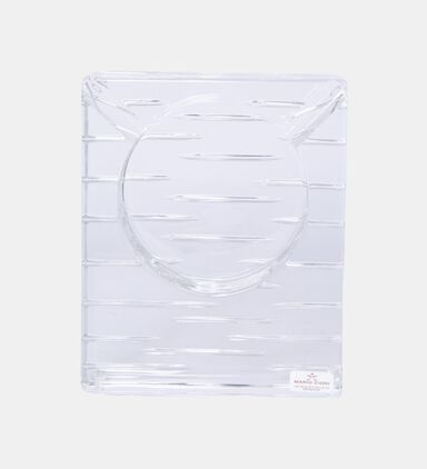 Moves Crystal Square Ashtray