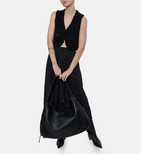 Ba and Sh Knit Sleeveless V-neck Vest, Model View