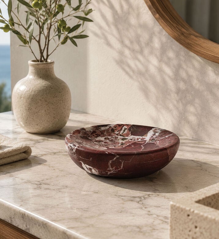 Aquanova Mundo Natural Stone Soap Dish, Packshot View