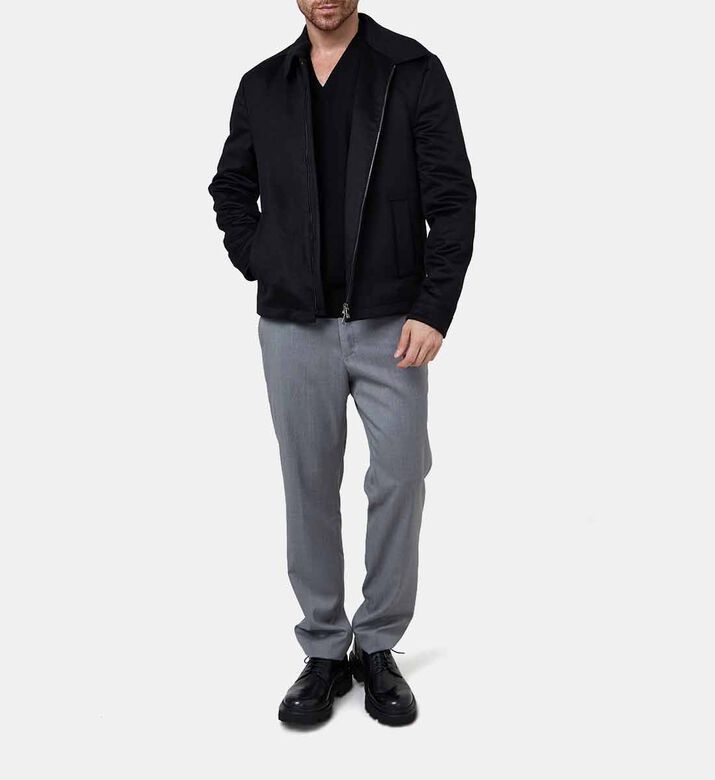 Wool Classic-cut Pants