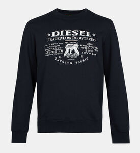 سويت شيرت قطن بطبعة لوغو