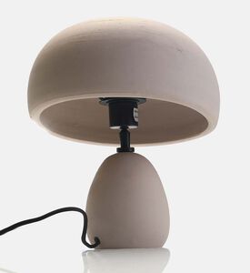 Home Deco and More Kumaar Iron Terracotta Table Lamp, Light-blue, Packshot View