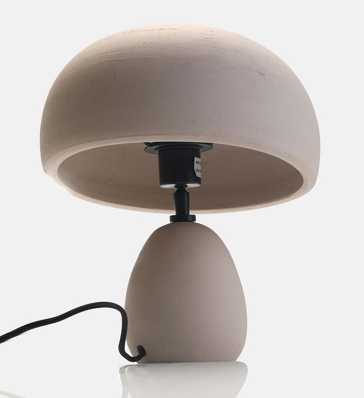 Home Deco and More Kumaar Iron Terracotta Table Lamp, Light-blue, Packshot View