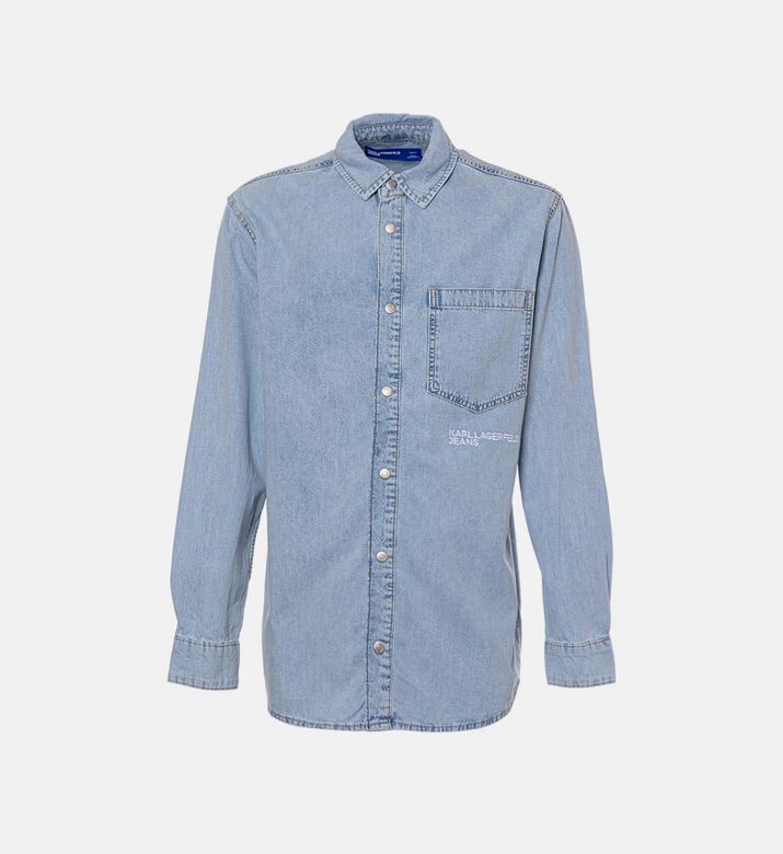 Classic Denim Button-down Shirt
