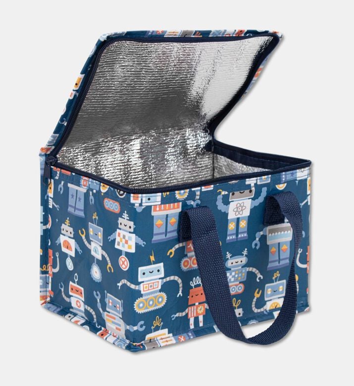 A Little Lovely Company Cool Bag 5.5l - Robots, Packshot View
