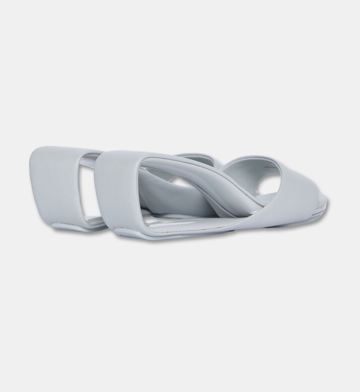 UN United Nude High Heel Cow Leather Sabot, Grey, Eu-36, Packshot View