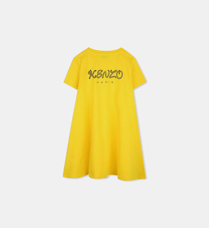 فستان بياقة دائرية واسع فستان بياقة دائرية واسع