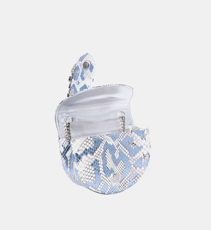 Mini Brigitte Python Shoulder Bag