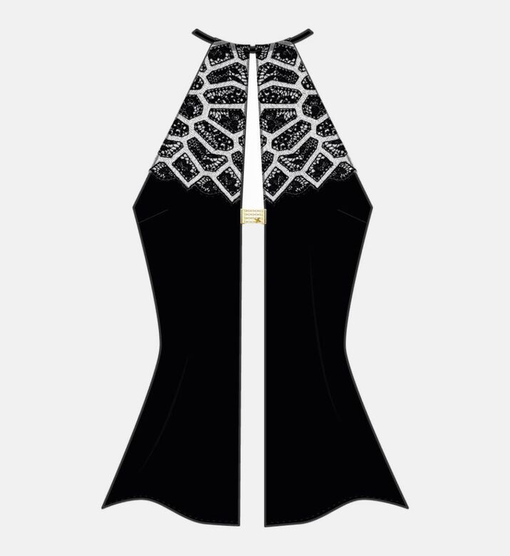 Lace Halter Neck Top