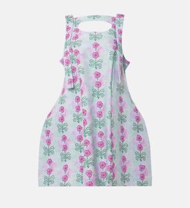 All-over Floral-print Flared Dress